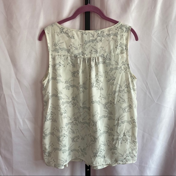 LC by Lauren Conrad Fox Print Tank Top, sz Medium - Picture 7 of 7
